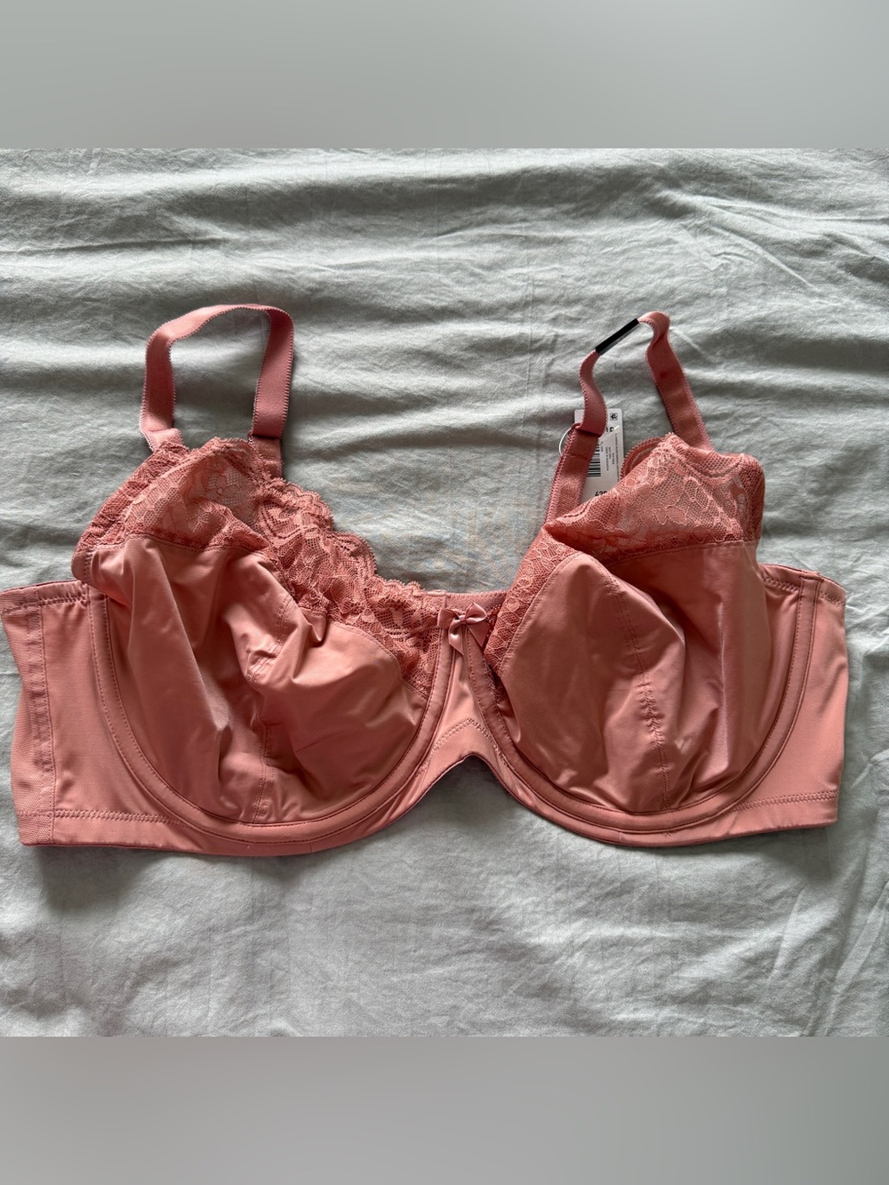 torrid Unlined Full Coverage Retro Bombshell Lace Bra, Ash Rose, 42D